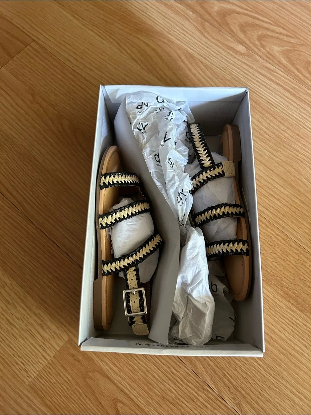 NEW DV by Dolce Vita Chika Black Sandals Youth 13